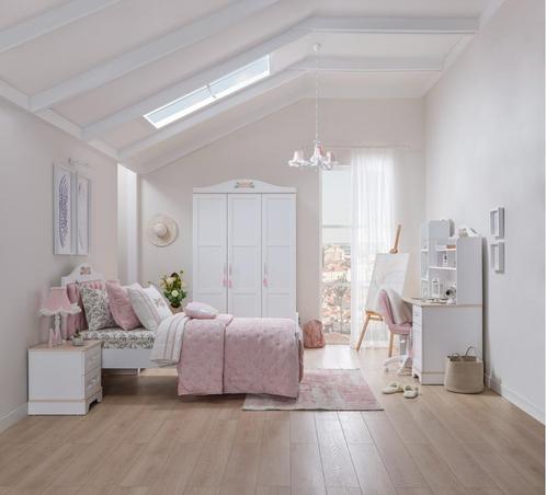 Bianca Tienerkamer wit, zelf samen te stellen, Kinderen en Baby's, Kinderkamer | Bedden, Nieuw, Ophalen of Verzenden