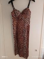D&G Vintage Jurkje mt 40 Luipaardprint, Bruin, Ophalen of Verzenden, Knielengte, Gedragen