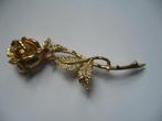 MOOIEVINTAGE BROCHE ROOS, Verzenden, Overige materialen, Broche