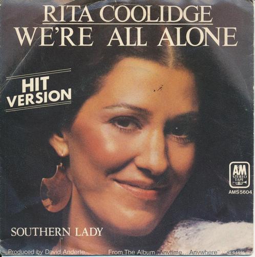 2090 Rita Coolidge - We're all alone (1977), Cd's en Dvd's, Vinyl Singles, Gebruikt, Single, Pop, 7 inch, Ophalen of Verzenden