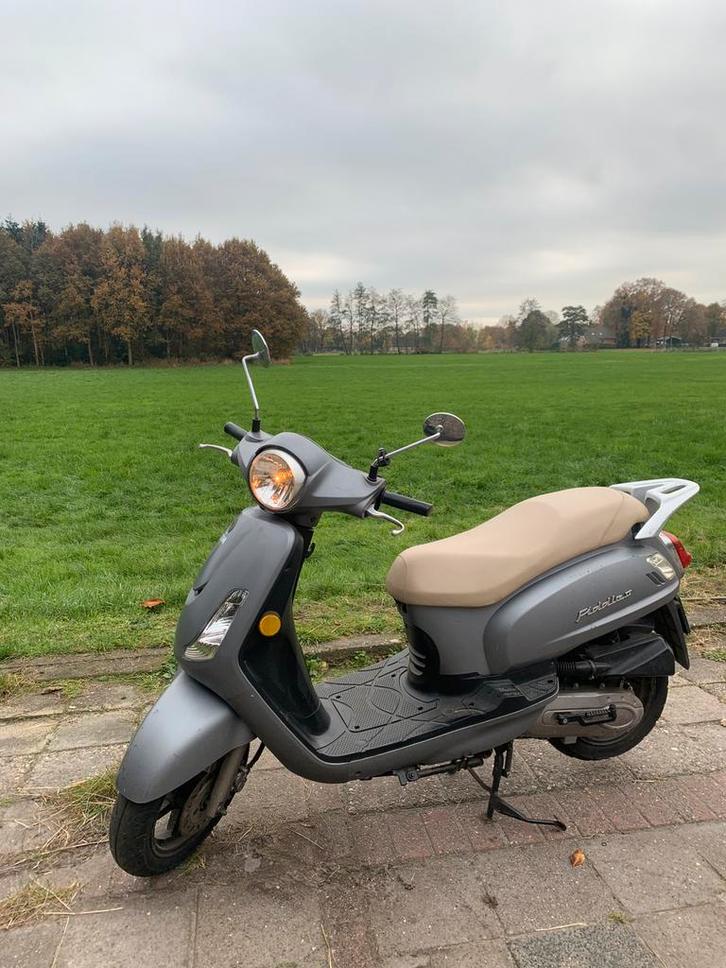 Sym fiddle 2, Fietsen en Brommers, Snorfietsen en Snorscooters, Gebruikt, SYM, Benzine, Ophalen