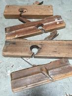 4 oude  profiel- / sponningschaven, Antiek en Kunst, Ophalen of Verzenden
