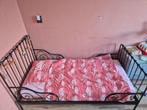 Ikea minnen meegroeibedje zwart, Kinderen en Baby's, Kinderkamer | Bedden, Ophalen, Gebruikt, 70 tot 85 cm, Lattenbodem