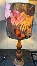 Tafel lamp, Huis en Inrichting, Lampen | Hanglampen, Ophalen, Zo goed als nieuw, Hout, 50 tot 75 cm