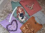 Glitter Longsleeve Pakket 5 Truitjes 122 128, C&A, Zo goed als nieuw, Shirt of Longsleeve, Verzenden