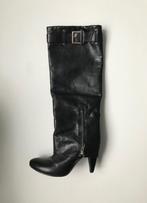 Miss Sixty Hoge Leren laarzen chaps zwart, Verzenden, Zwart, Hoge laarzen