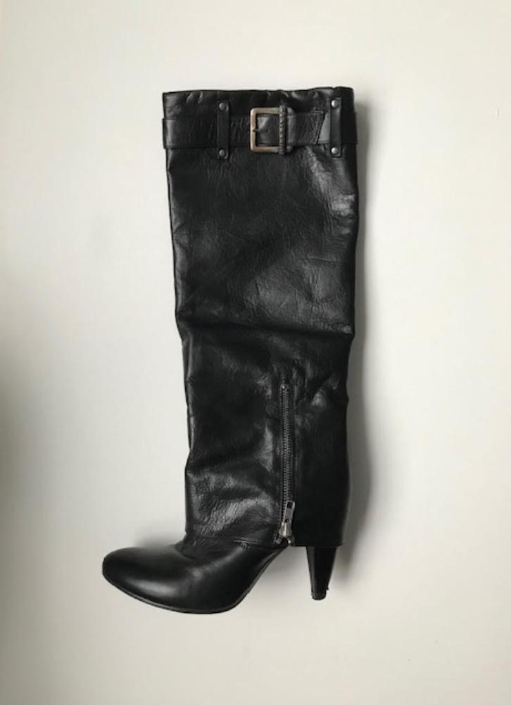 Miss Sixty Hoge Leren laarzen chaps zwart, Kleding | Dames, Schoenen, Hoge laarzen, Zwart, Verzenden