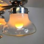 Mazzega Plafondlamp jaren 50. Brutalist murano kroonluchter, Ophalen of Verzenden, Gebruikt, Glas