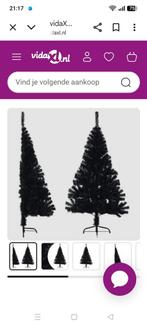 Halve zwarte kerstboom.nieuw in doos, Ophalen, Nieuw