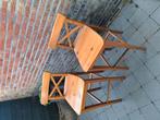 Hoge tafel +2 krukken, Huis en Inrichting, 2 krukken, Ophalen of Verzenden, Gebruikt, 60 tot 90 cm