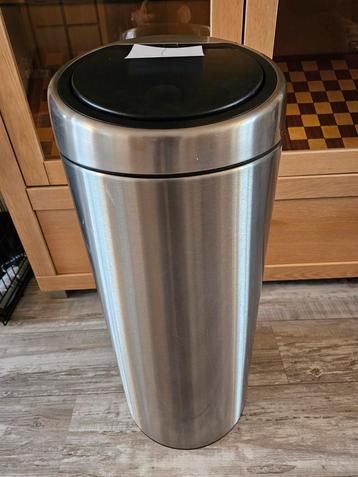 Brabantia touch bin 30 liter afvalemmer - prullenbak - Kliko beschikbaar voor biedingen