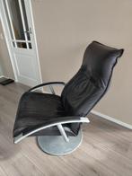 Fauteuil draai-en verstelbaar, Gebruikt, Leer, 75 tot 100 cm, 50 tot 75 cm