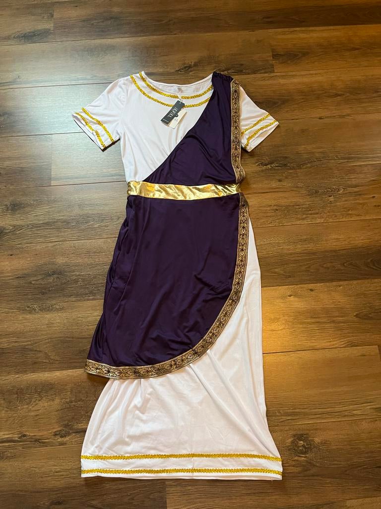 Griekse Jurk Maat 170 - Carnaval, Themafeest, Carnaval, Ophalen of Verzenden, Zo goed als nieuw, Kleding