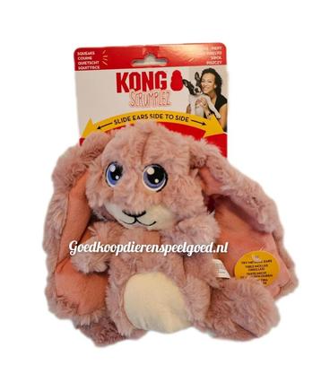 Hondenspeelgoed   " KONG Scrumplez Bunny M "   pull my ear beschikbaar voor biedingen