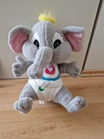 Olifant knuffel intertoys plush pluche baby, Ophalen of Verzenden, Zo goed als nieuw, Olifant
