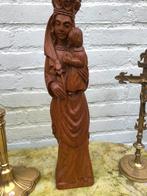 Hout maria beeld, Antiek en Kunst, Antiek | Religie, Ophalen of Verzenden