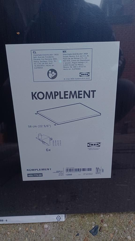 IKEA Komplement - Nieuw in verpakking, Huis en Inrichting, Kasten | Kledingkasten, Nieuw, Minder dan 100 cm, Minder dan 50 cm