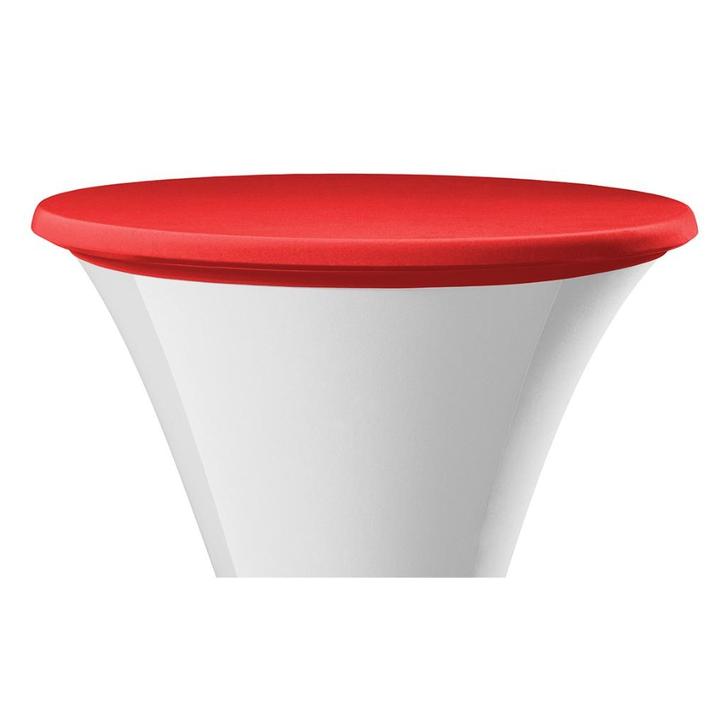 Tafel topcover samba rond rood, Huis en Inrichting, Tafelkleden, Nieuw, Rond, Ophalen of Verzenden