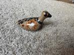Porseleinen aardewerk eend lengte ong 12 cm, Verzamelen, Beelden en Beeldjes, Ophalen of Verzenden, Zo goed als nieuw, Dier