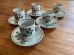 5 x Douwe Egberts kop en schotel : bloemen, Ophalen of Verzenden, Zo goed als nieuw