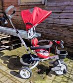 Kinderdriewieler met Duwstuur, (Rood), Ophalen of Verzenden, Nieuw, Duwstang