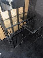 Set van 3 tafeltjes als bureau , kaptafel of sidetable, Huis en Inrichting, Bureaus, Ophalen, Zo goed als nieuw