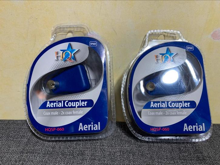 Nieuwe coax verlenkop koppelstuk in verpakking, Audio, Tv en Foto, Audiokabels en Televisiekabels, Nieuw, Coaxiale kabel, Ophalen of Verzenden