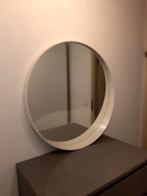 Ronde spiegel met witte lijst - 80cm, Ophalen