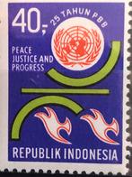 Verenigde Naties, Indonesië 1970, Postzegels en Munten, Postzegels | Azië, Zuidoost-Azië, Ophalen of Verzenden, Postfris