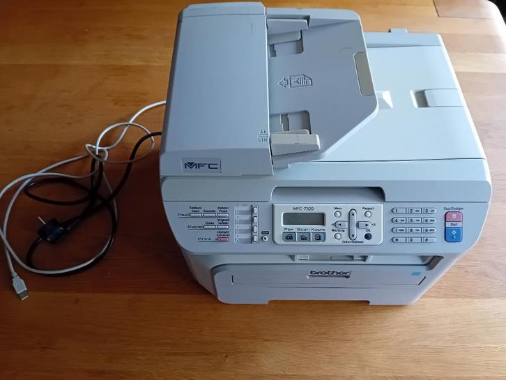 Laserprinter kopieermachine Brother MFC 7320 + gratis papier, Computers en Software, Printers, Gebruikt, All-in-one, Laserprinter