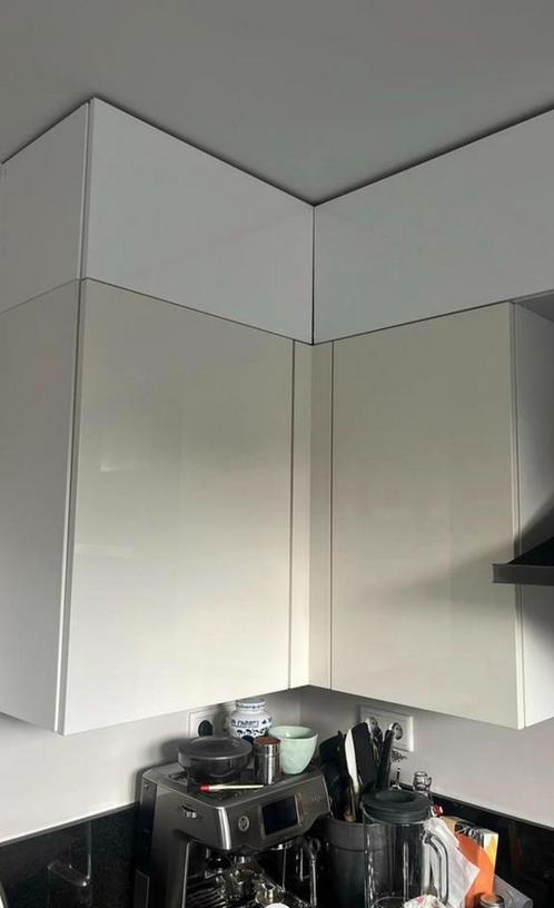 Hoekkast / Keukenkast tot plafond (bovenop normale kasten), Huis en Inrichting, Keuken | Complete keukens, Wit, Ophalen of Verzenden