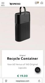 Nespresso recycle container opvangbak, Ophalen of Verzenden, Zo goed als nieuw