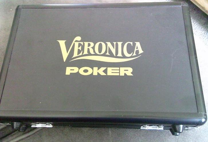 VERONICA NIEUWE pokerspel pokerset in koffer met slot, Hobby en Vrije tijd, Gezelschapsspellen | Kaartspellen, Nieuw, Ophalen of Verzenden