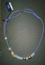 Bliss Ketting Zilver & Aquamarijn, Ophalen of Verzenden, Nieuw, Blauw, Zilver