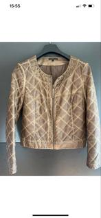 Tramontana beige jas met studs - maat L, Ophalen of Verzenden, Zo goed als nieuw, Maat 42/44 (L), Beige