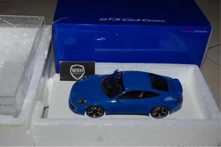 1:18 PORSCHE 911 GTS CLUB COUPE blue GT spirit see info WRH, Hobby en Vrije tijd, Modelauto's | 1:18, Zo goed als nieuw, Auto