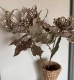 2 kunstbloemen glitter, Ophalen of Verzenden, Zo goed als nieuw