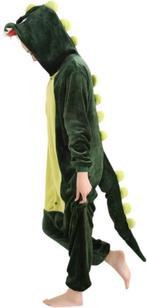 Draak Dino Krokodil (Groen) Onesie (Nieuw) Maat S, Nieuw, 170 of groter, Jongen of Meisje, Ophalen of Verzenden