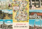 ZUID LIMBURG Landkaart Valkenburg Maastricht Mijn, Verzamelen, Ansichtkaarten | Nederland, Verzenden, 1960 tot 1980, Gelopen, Limburg