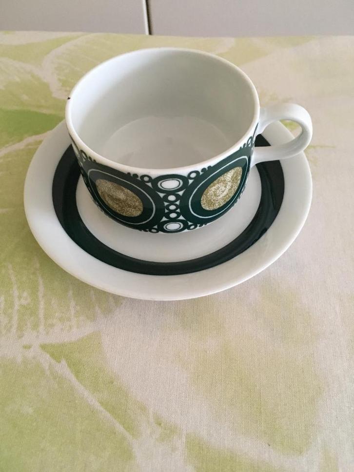 Mosa kop en schotel, Antiek en Kunst, Antiek | Servies los, Ophalen of Verzenden