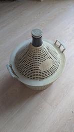 Mandfles 25 liter met mand, Hobby en Vrije tijd, Overige Hobby en Vrije tijd, Ophalen, Gebruikt