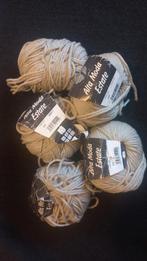 5 x Lichtgrijze Lana Grossa wol Alta Moda - Naalddikte 6-7, Ophalen of Verzenden, Nieuw, Breien of Haken, Wol of Garen