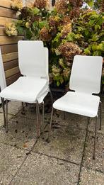 Vier stoelen, Huis en Inrichting, Gebruikt, Ophalen of Verzenden, Vier, Metaal