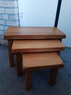 Te koop bijzet tafeltjes, Huis en Inrichting, Tafels | Bijzettafels, Ophalen, Rechthoekig, Minder dan 55 cm, 45 tot 60 cm