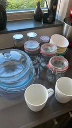 2 pyrex oven schalen en diverse andere, Ophalen, Gebruikt, Overige typen