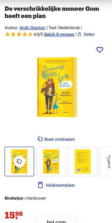 Andy Stanton - De verschrikkelijke meneer Gom heeft een plan beschikbaar voor biedingen