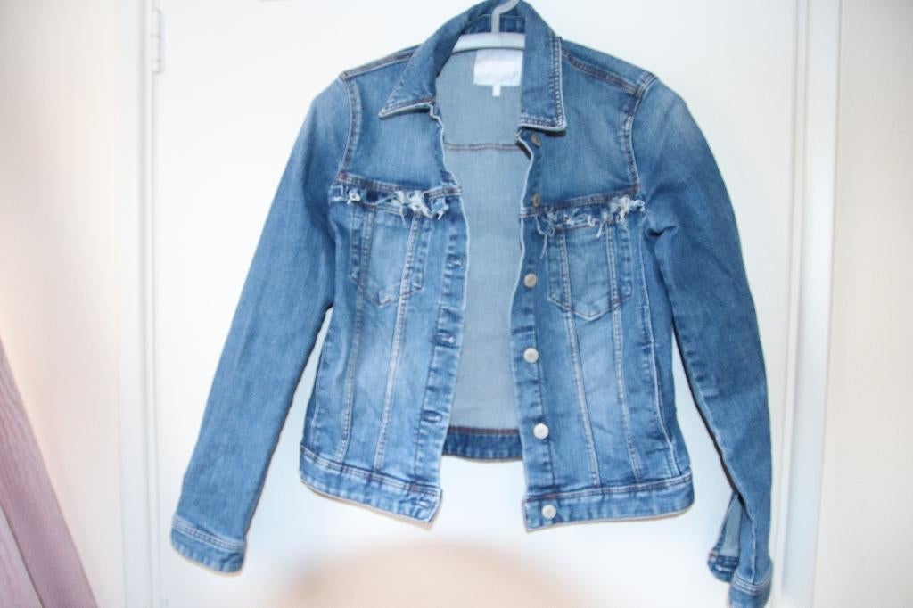 Zara spijkerjasje, maat S, Blauw, Zara, Ophalen of Verzenden, Jasje