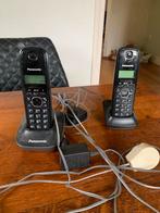 2 Panasonic vaste telefoons, Ophalen of Verzenden, Gebruikt, 2 handsets