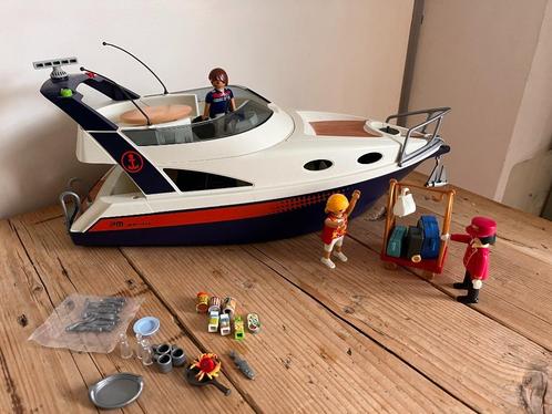 Playmobil luxe jacht, speedboot en strandvakantie, Kinderen en Baby's, Speelgoed | Playmobil, Gebruikt, Complete set, Ophalen of Verzenden