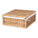 Gezocht Rieten Opbergkist met Deksel van Ikea, Ophalen, Overige materialen, 50 tot 100 cm, Zo goed als nieuw